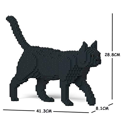 Walking Cat Building Block Model
