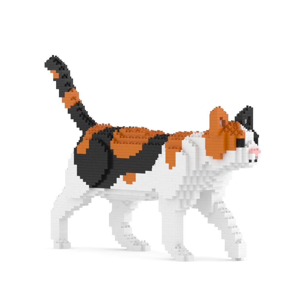 Walking Cat Building Block Model