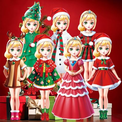 Magnetic Costume Dress-Up Dolls