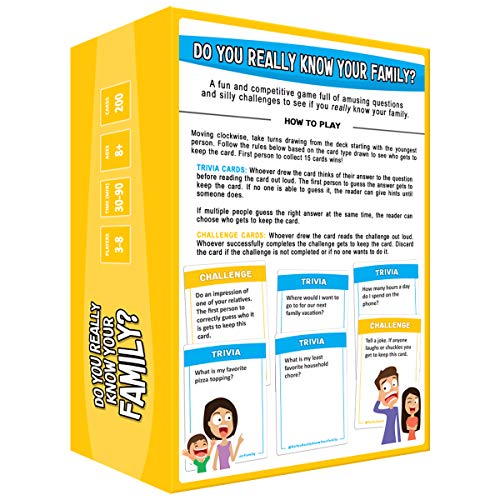 Family Conversation Card Game