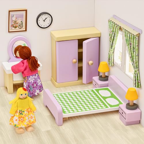 Wooden Dollhouse Furniture