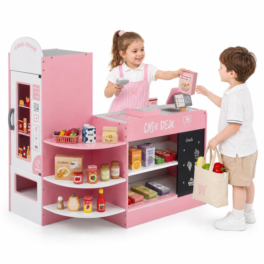 Wooden Grocery Store Playset