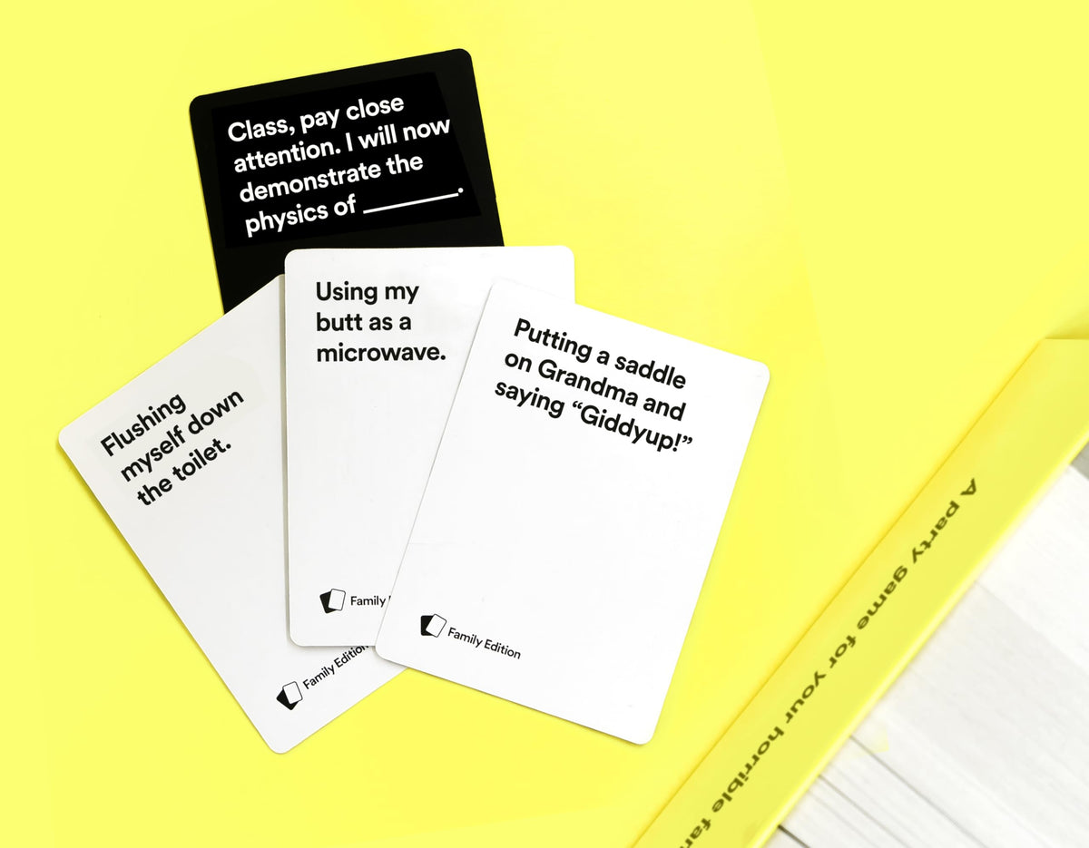 Family Fill-In Card Game