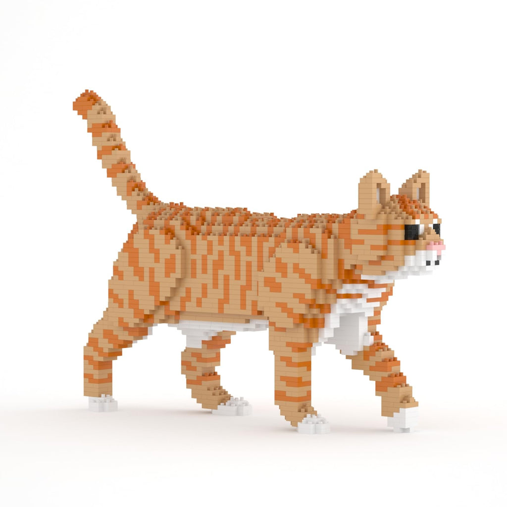 Walking Cat Building Block Model