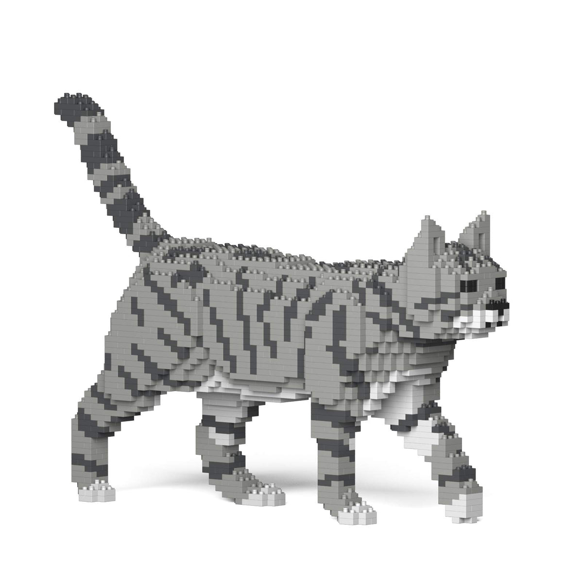 Walking Cat Building Block Model