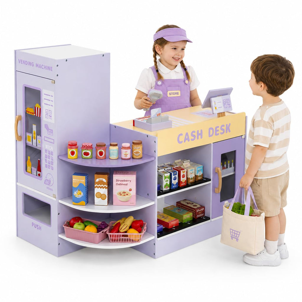 Wooden Grocery Store Playset