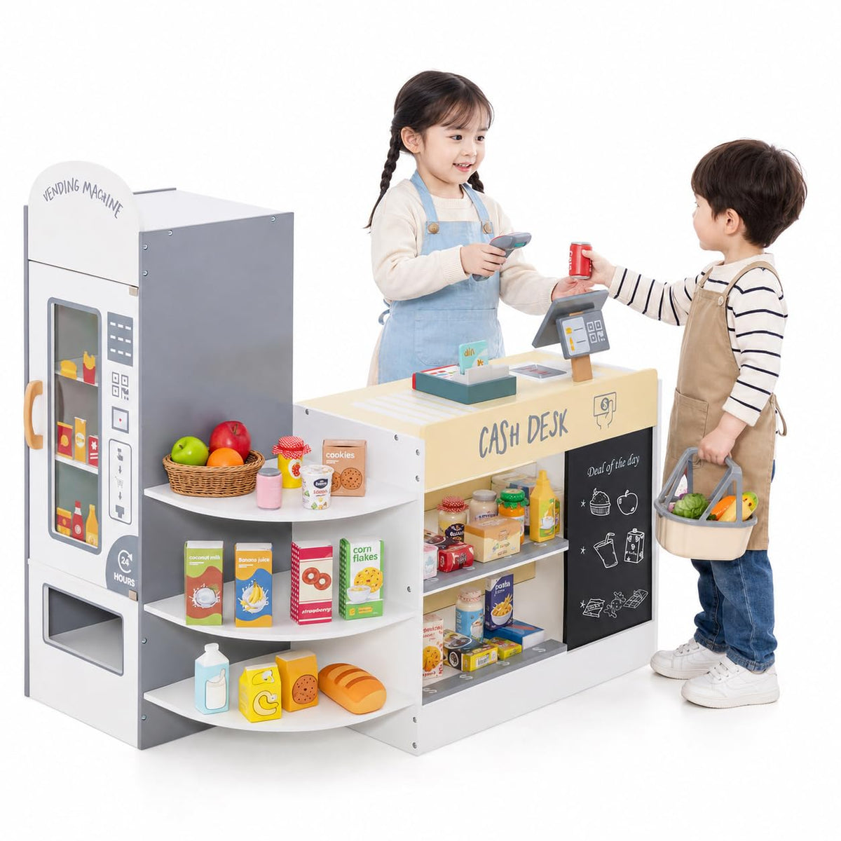 Wooden Grocery Store Playset