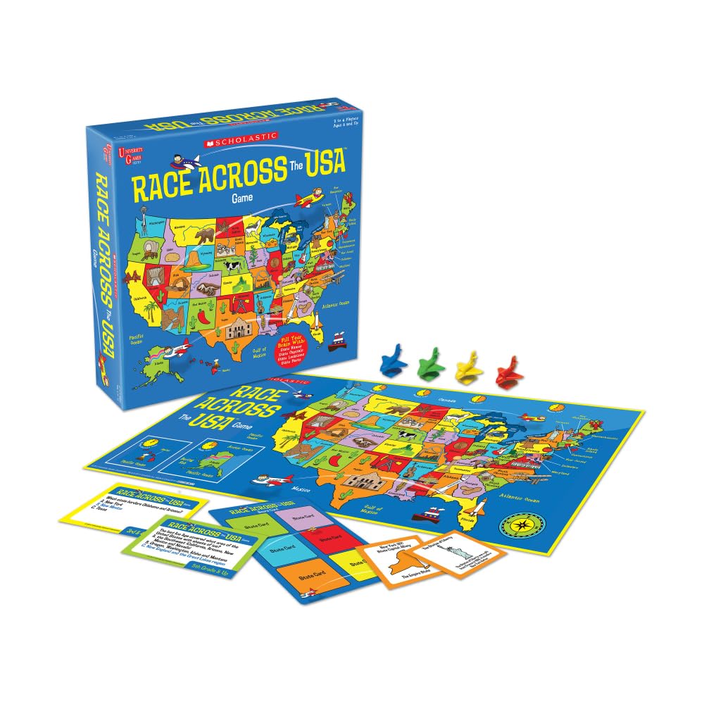 Geography Race Board Game