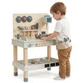 29-Piece Wooden Tool Bench