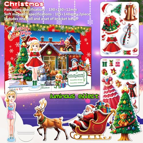 Magnetic Costume Dress-Up Dolls