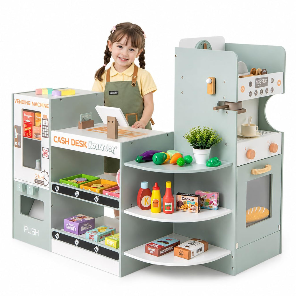 Wooden Grocery Store Playset