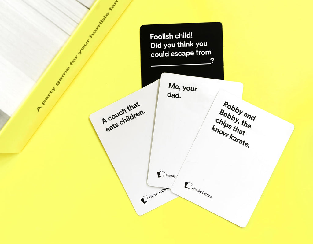Family Fill-In Card Game