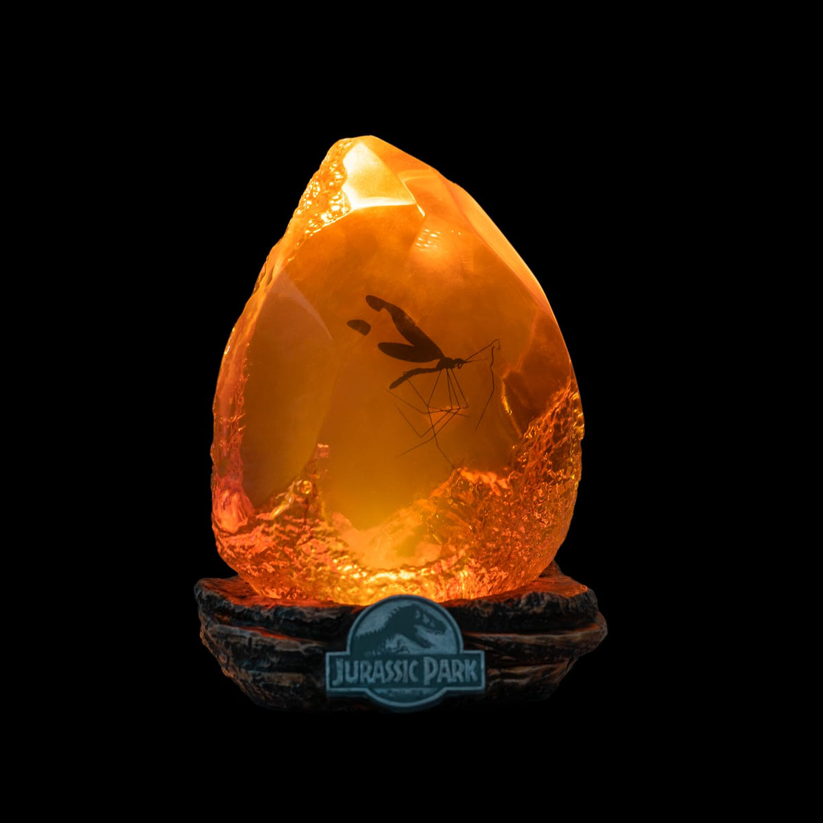 Dinosaur Amber LED Display Lamp