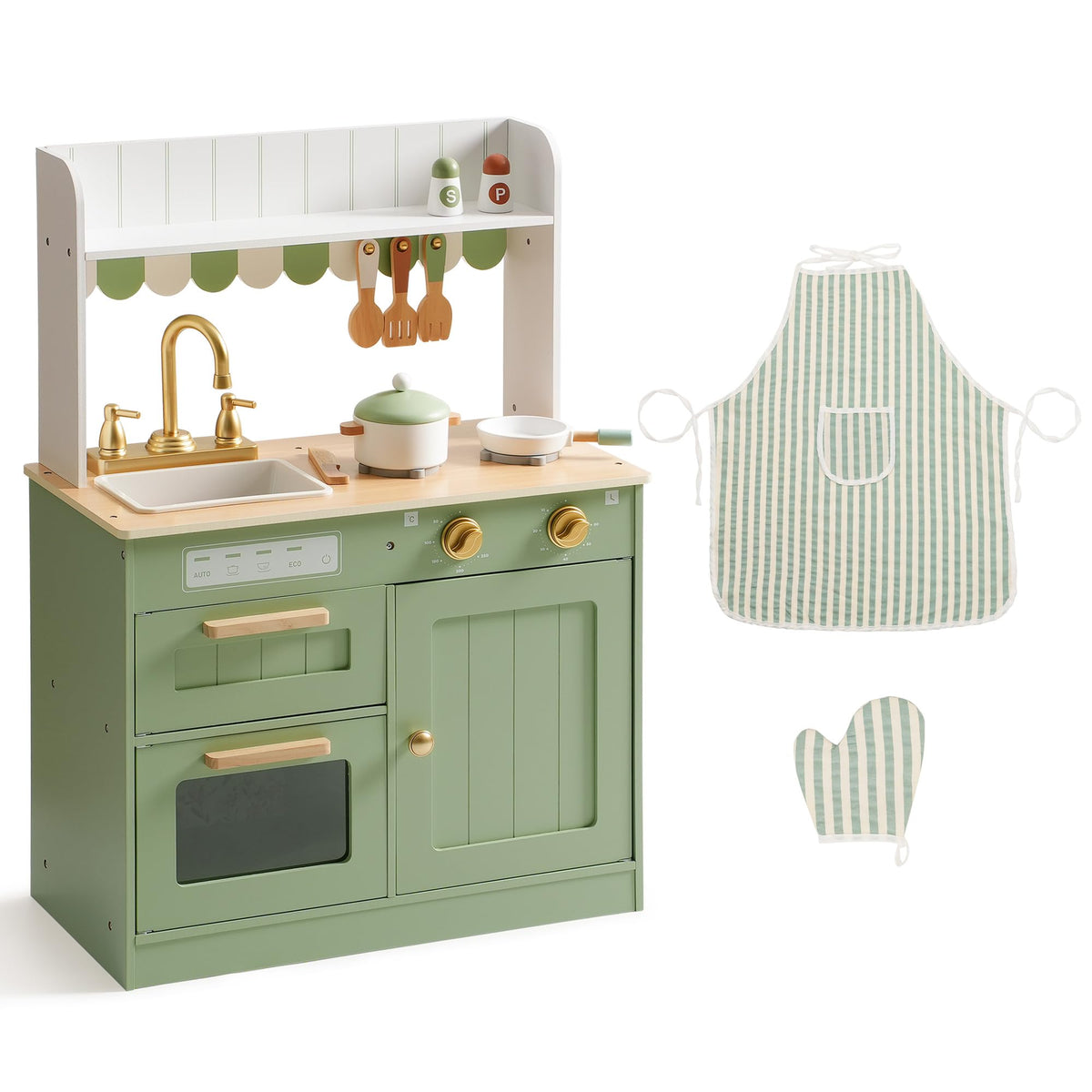 Wooden Pretend Play Kitchen