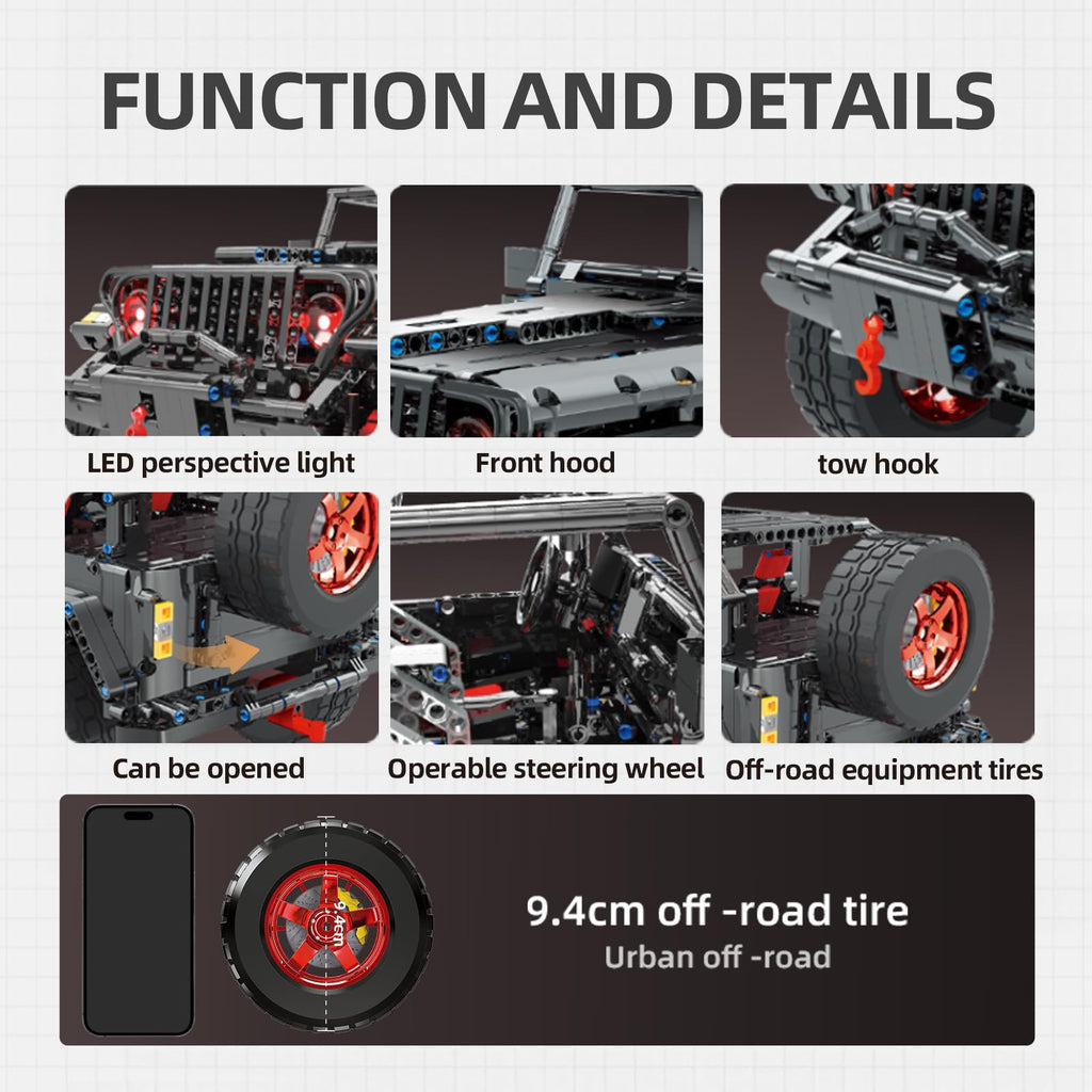 Off-Road SUV Building Block Kit