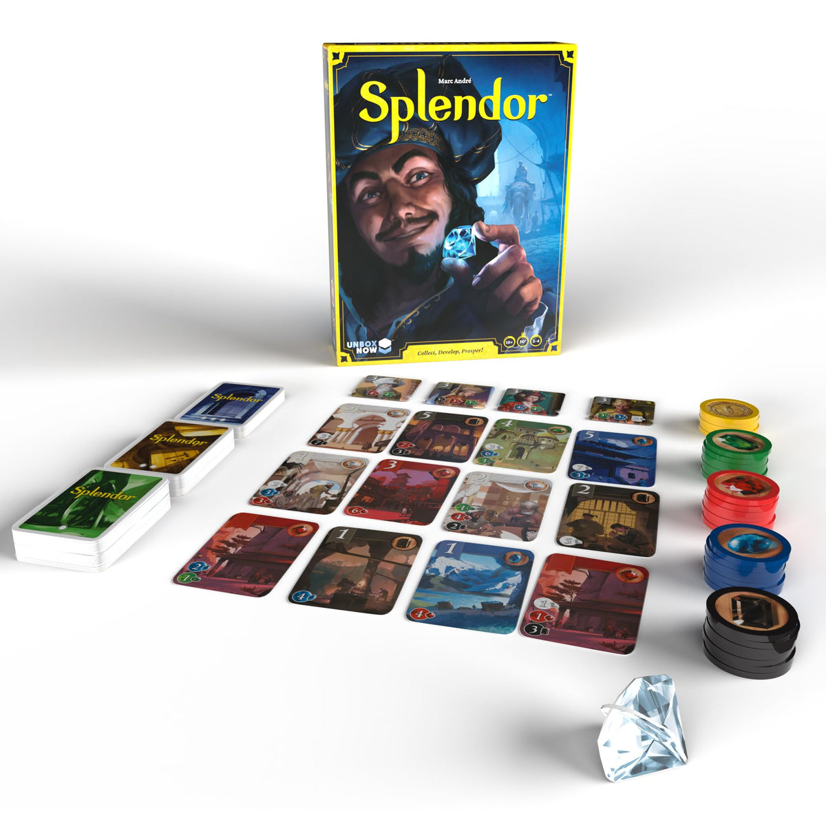 Gem Trading Strategy Board Game