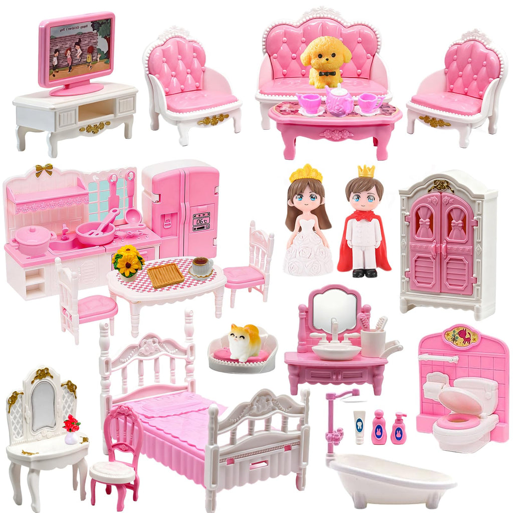 Dollhouse Room Furniture Set