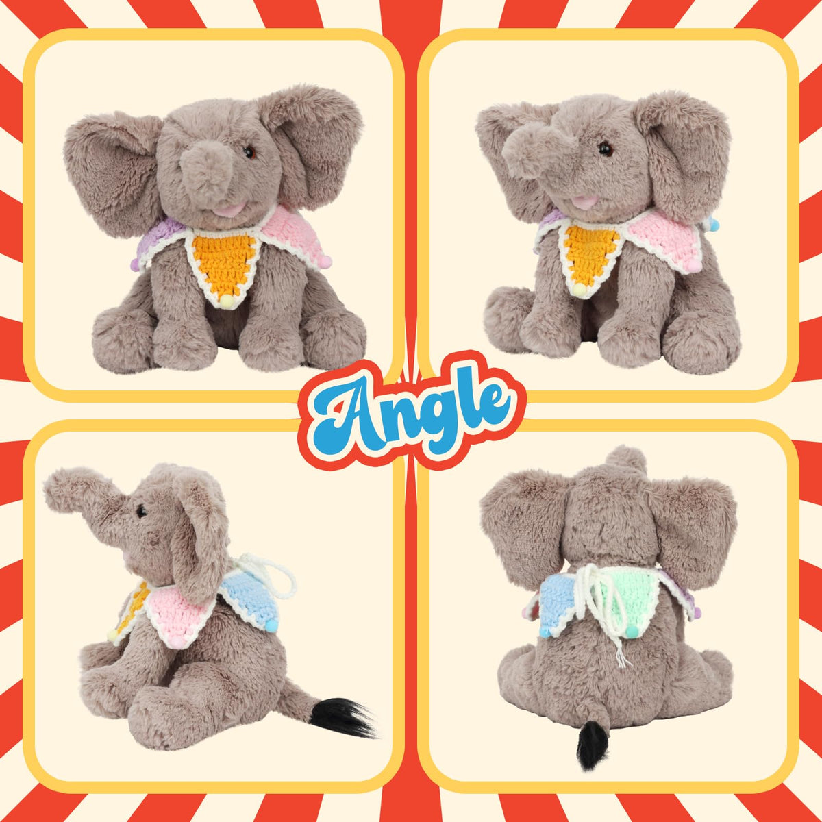 9-Inch Elephant Plush