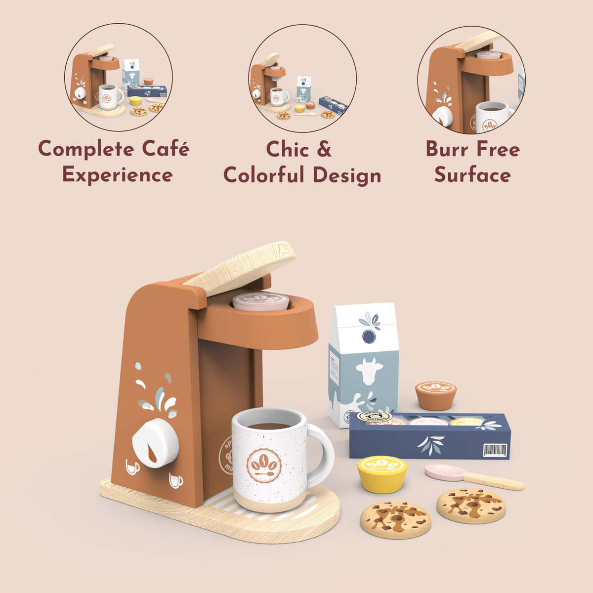Wooden Pretend Dining Set