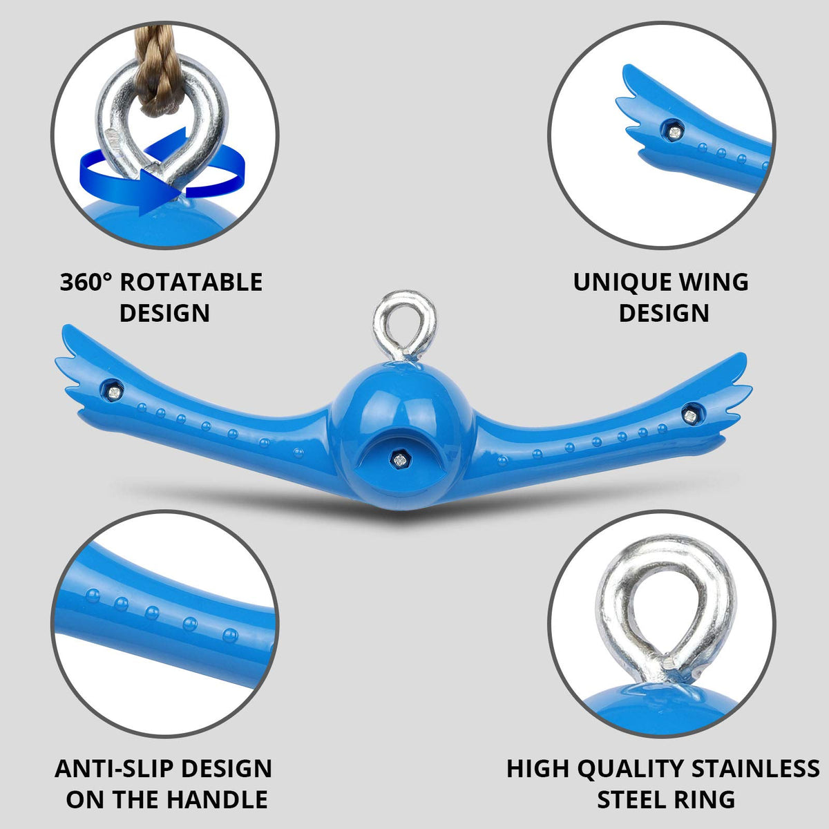 360-Degree Slackline Swing Handle