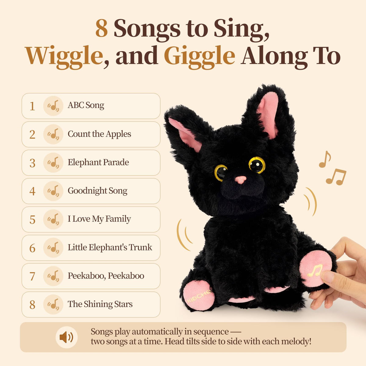 Interactive Animal Plush Toy
