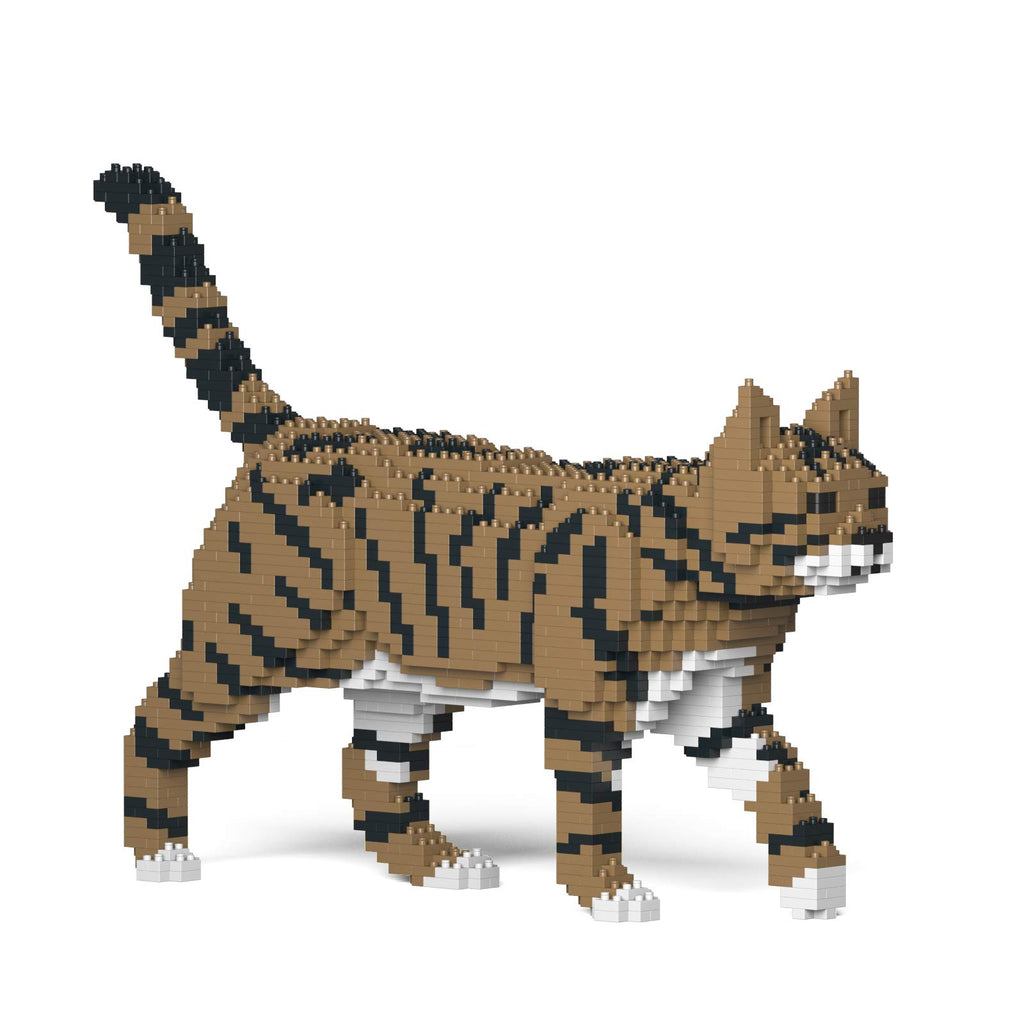 Walking Cat Building Block Model