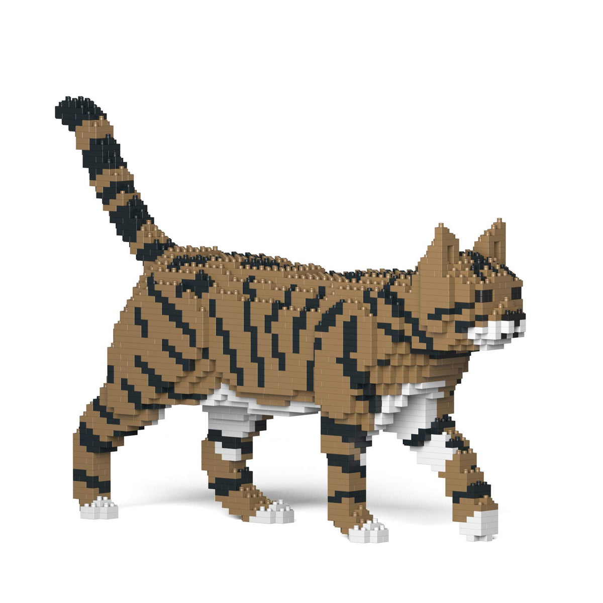 Walking Cat Building Block Model