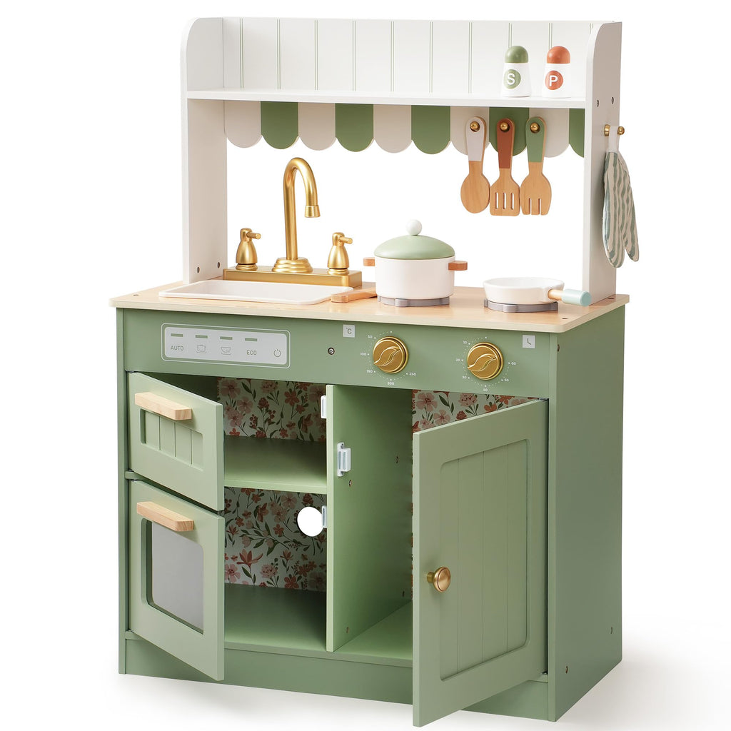 Wooden Pretend Play Kitchen