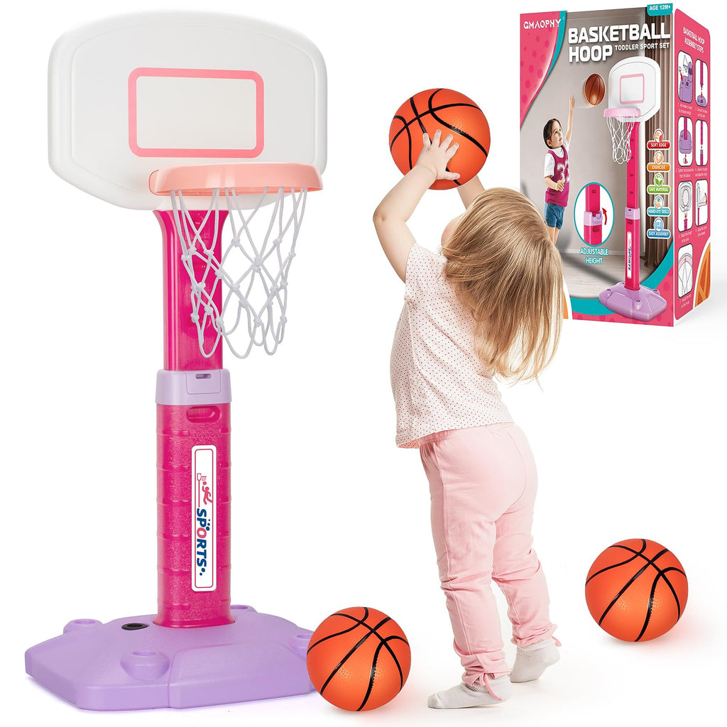 Adjustable Kids Basketball Hoop