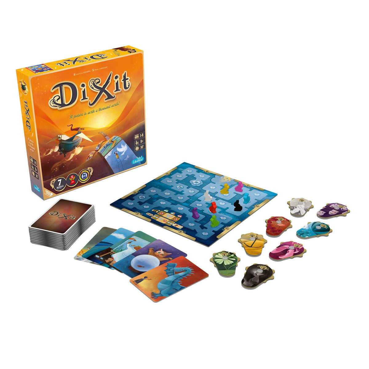 Illustrated Clue Board Game