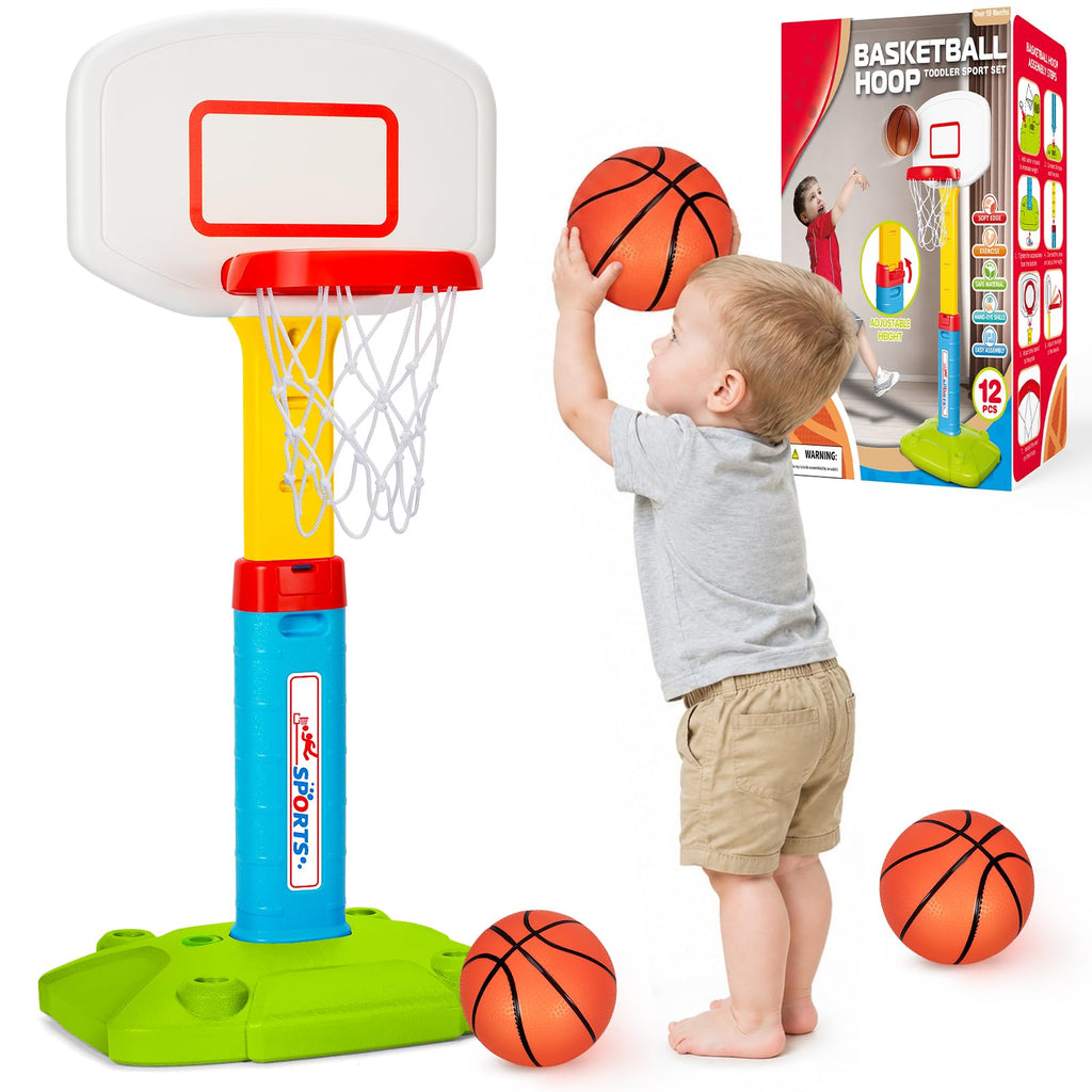 Adjustable Kids Basketball Hoop