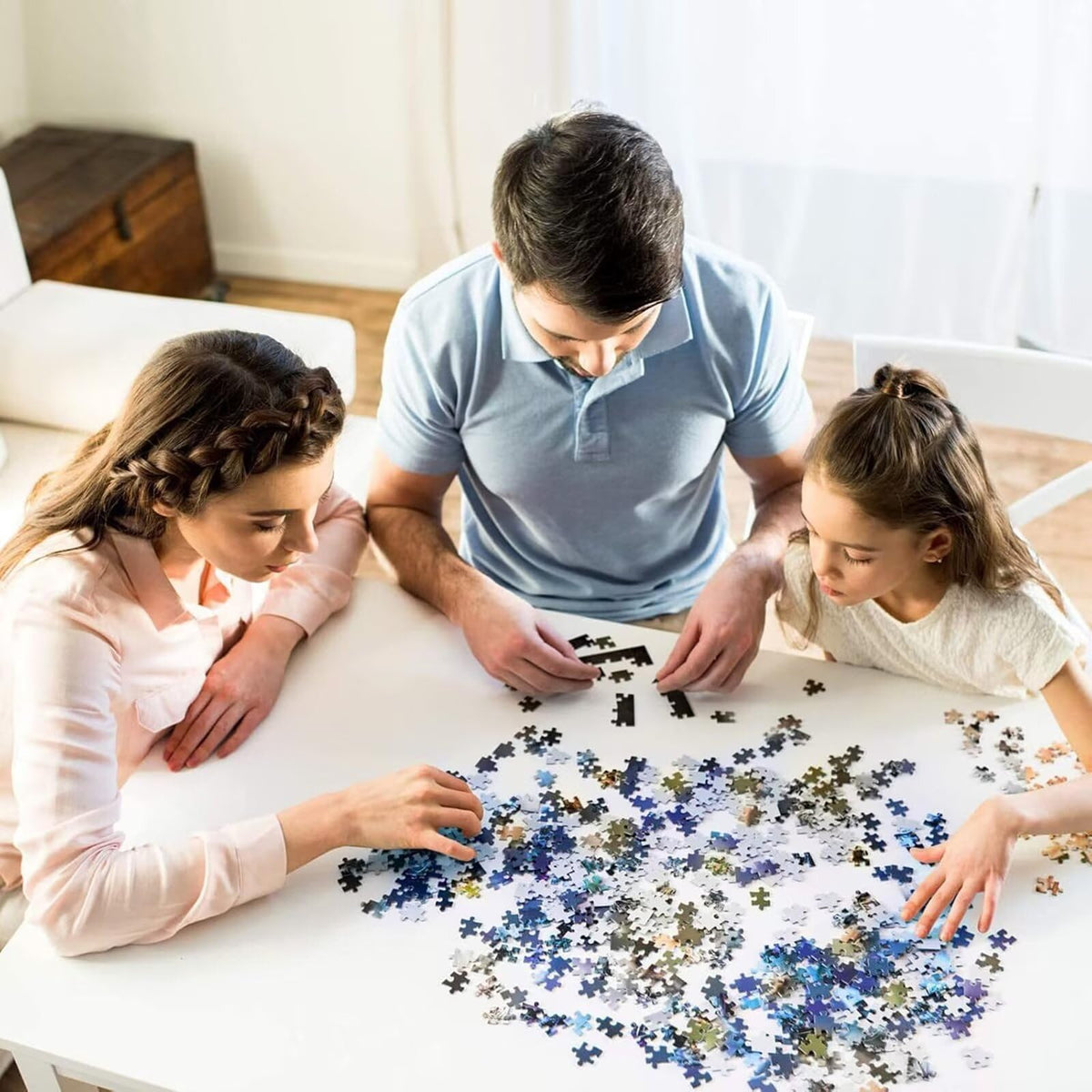 Abstract Wooden Jigsaw Puzzle