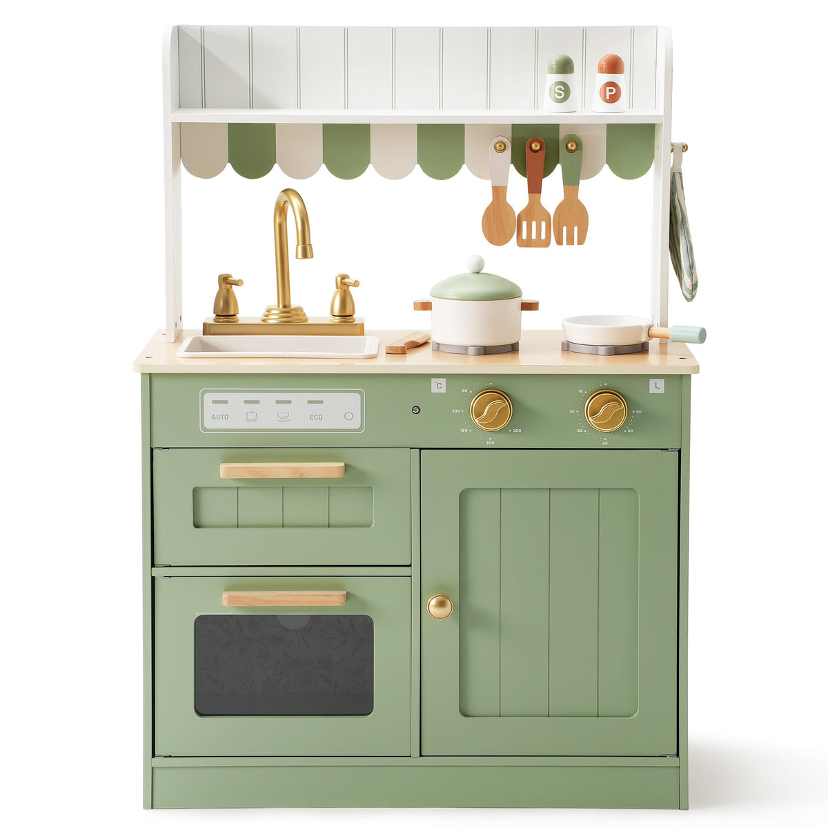 Wooden Pretend Play Kitchen