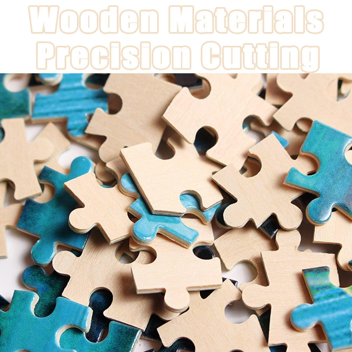 Abstract Wooden Jigsaw Puzzle