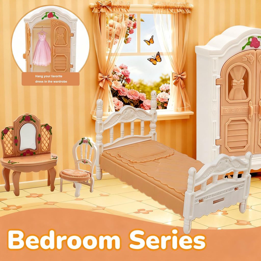 Miniature Dollhouse Furniture Set