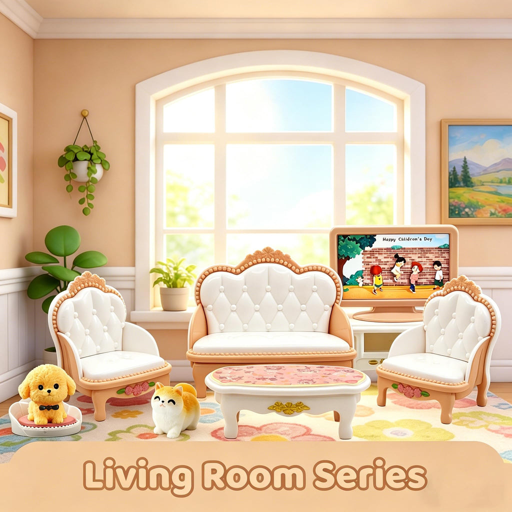 Dollhouse Room Furniture Set