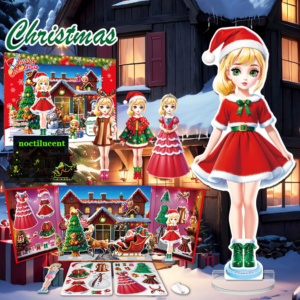 Magnetic Costume Dress-Up Dolls