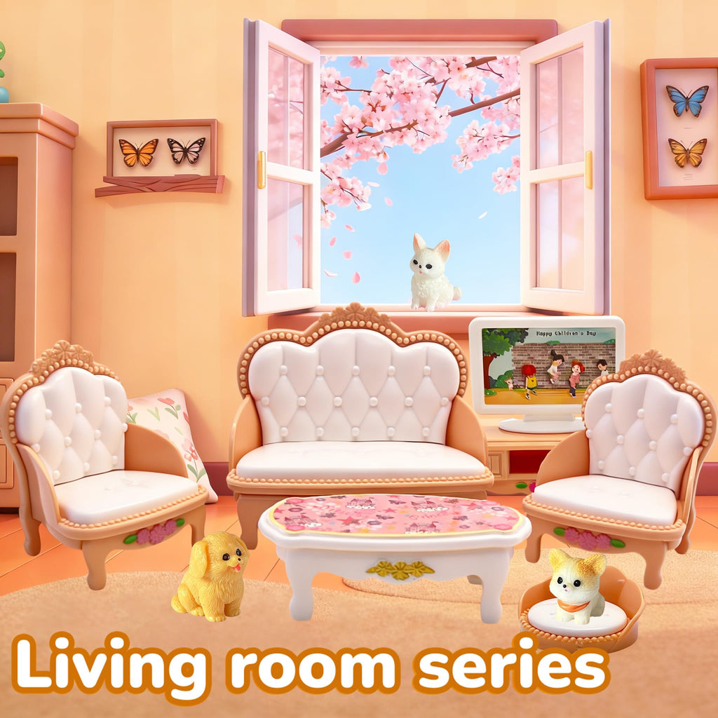 Miniature Dollhouse Furniture Set