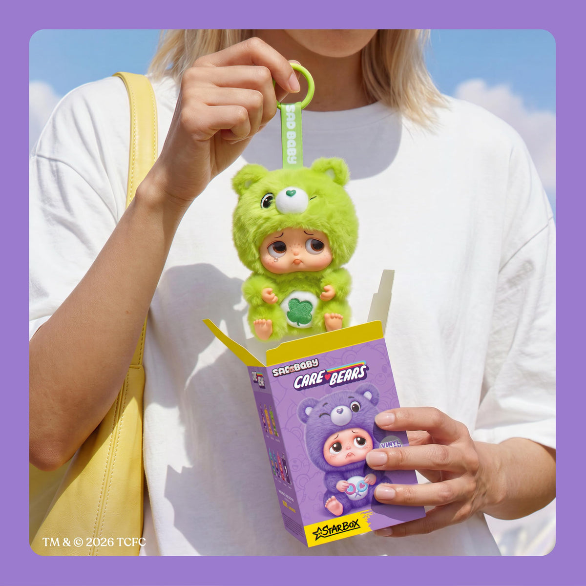 Surprise Bear Plush Keychain