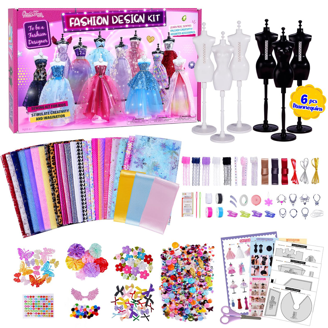 No-Sew Fashion Design Kit