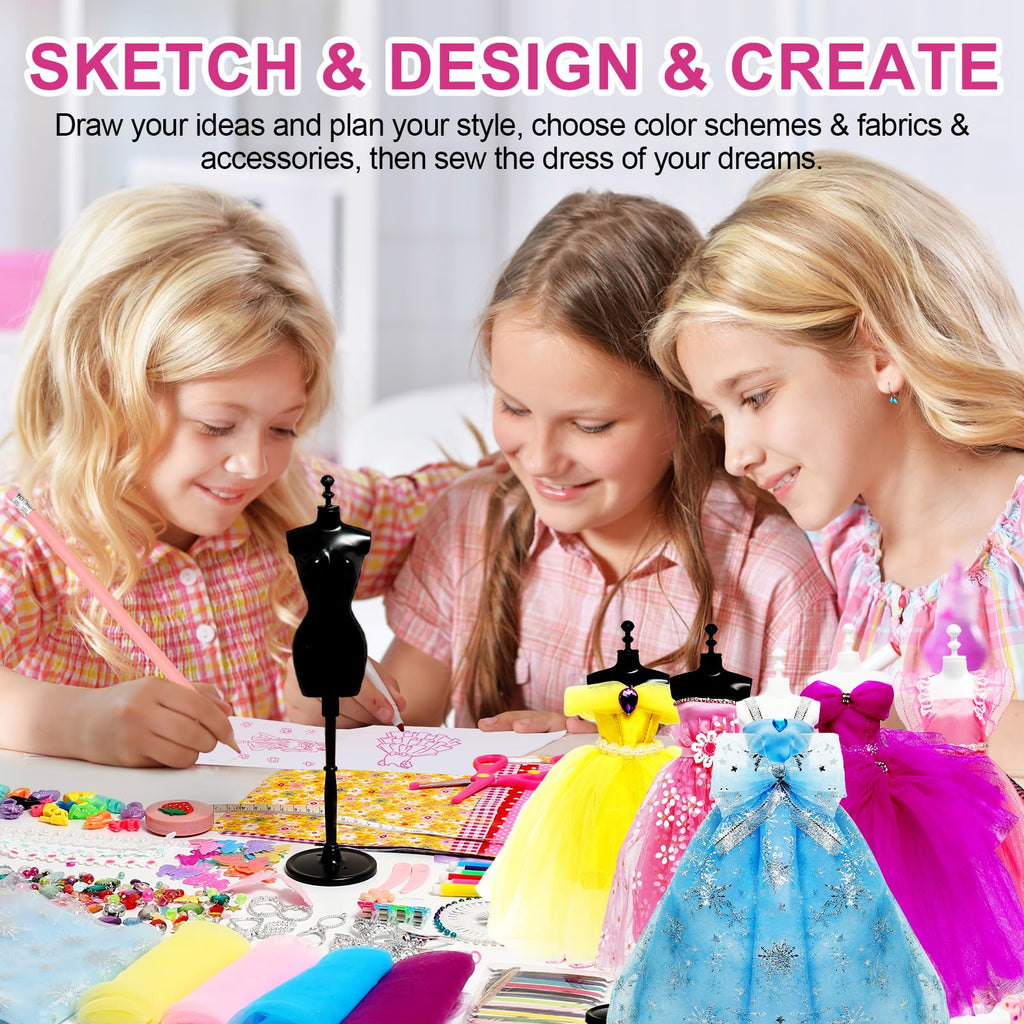 Fashion Design Kit with Mannequins