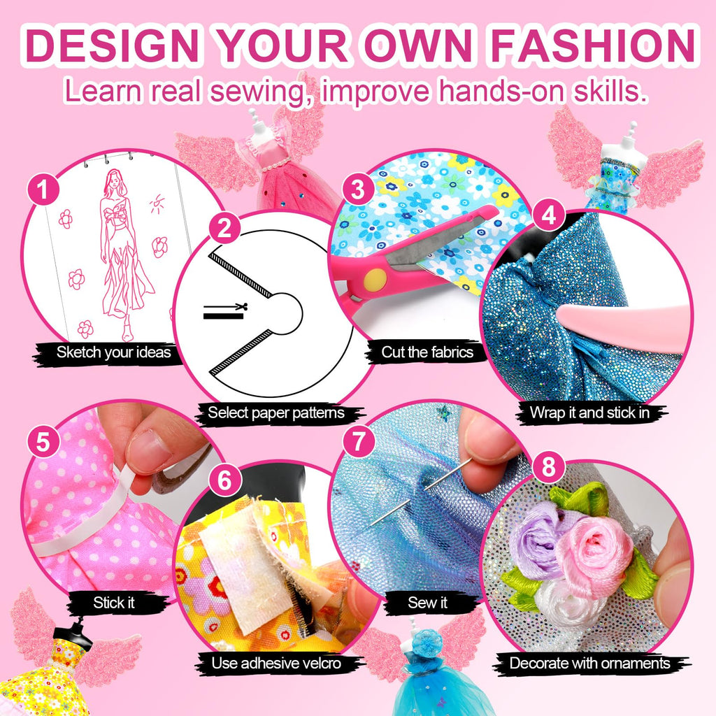 Fashion Design Kit with Mannequins