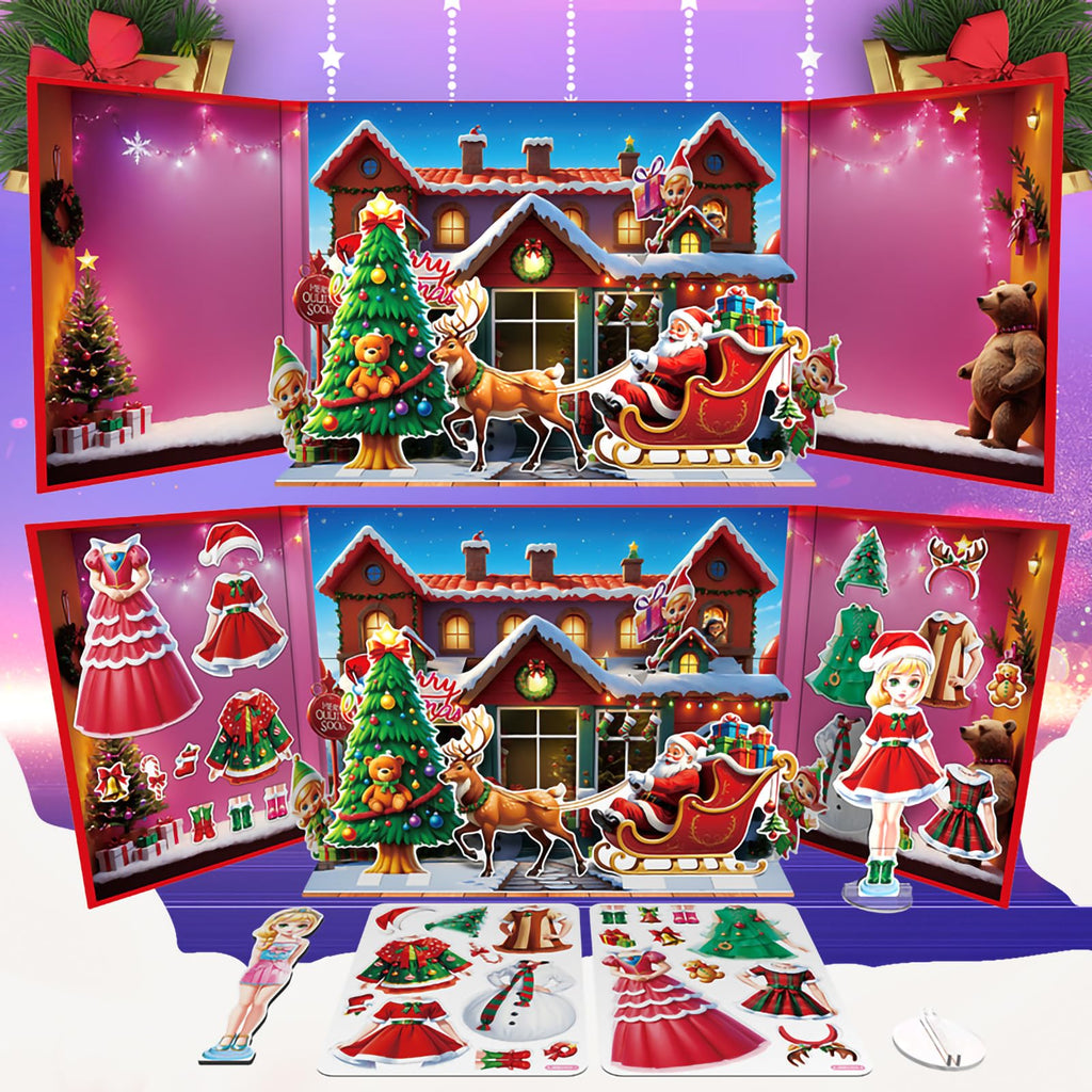 Magnetic Costume Dress-Up Dolls