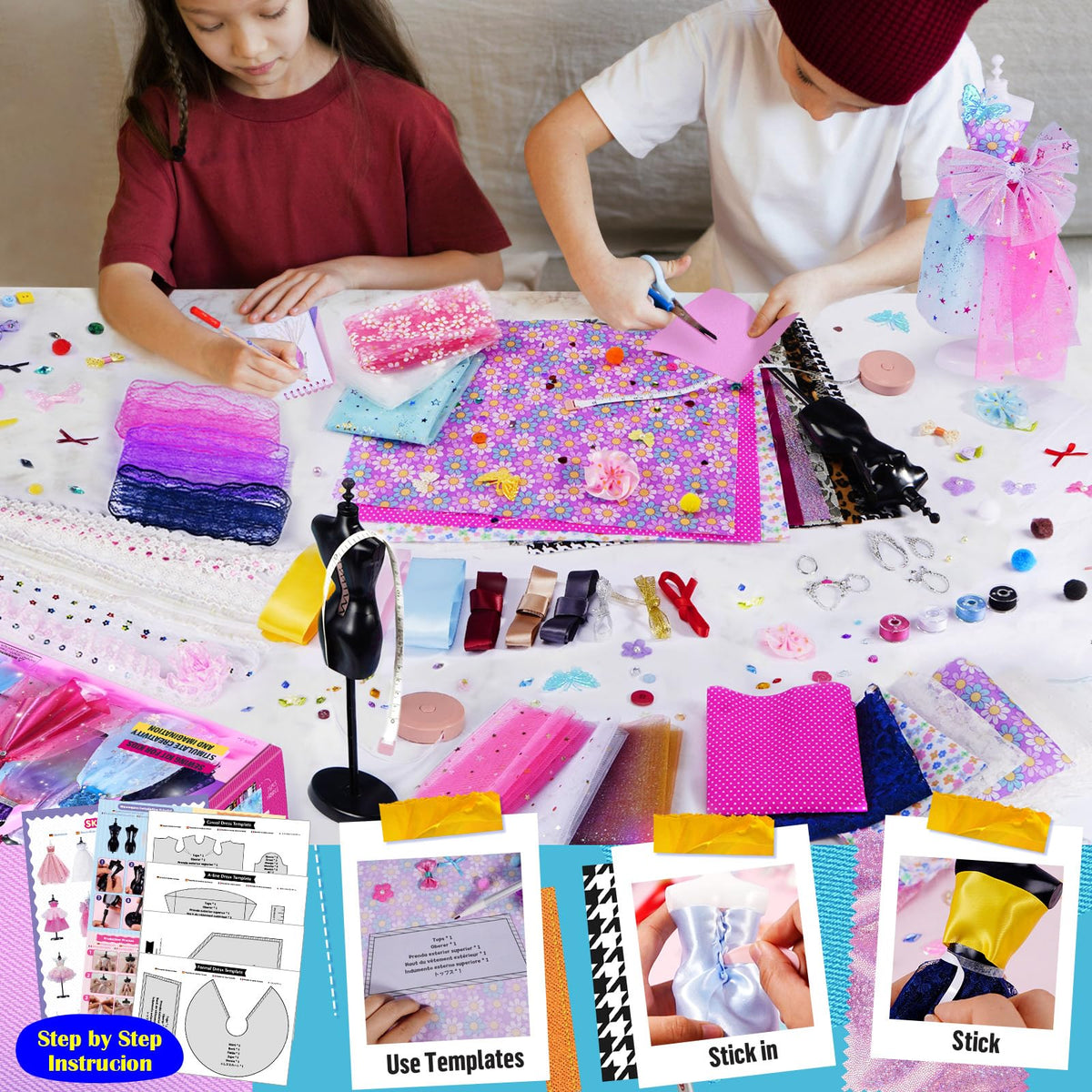 No-Sew Fashion Design Kit