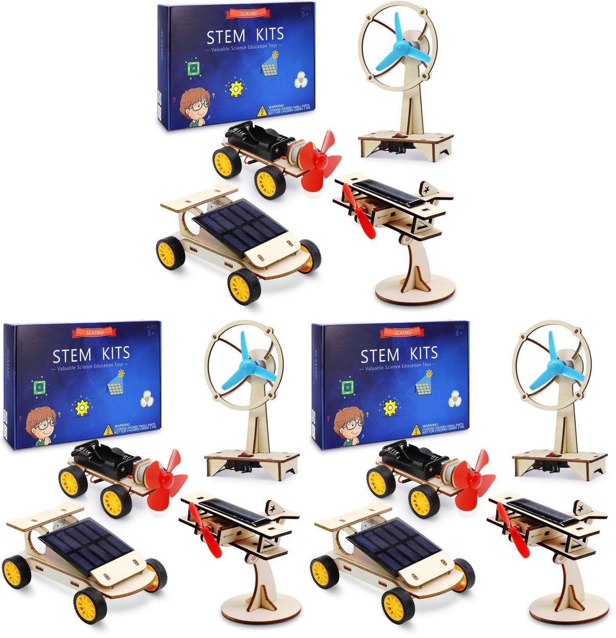 Solar Vehicle STEM Kit Set