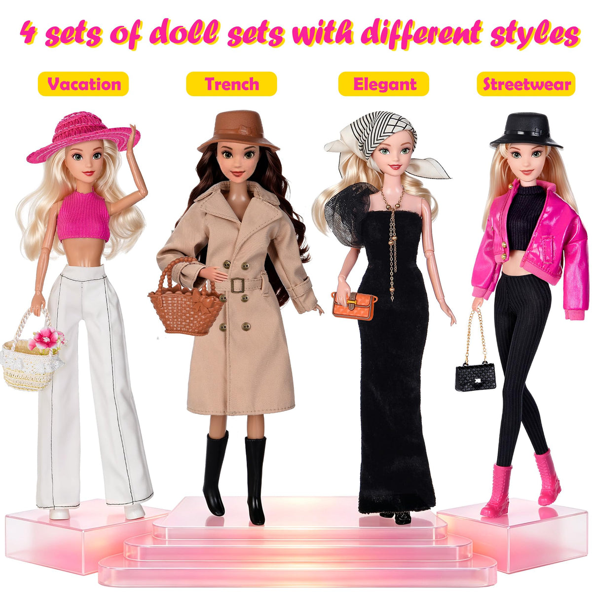 Poseable Fashion Doll Set