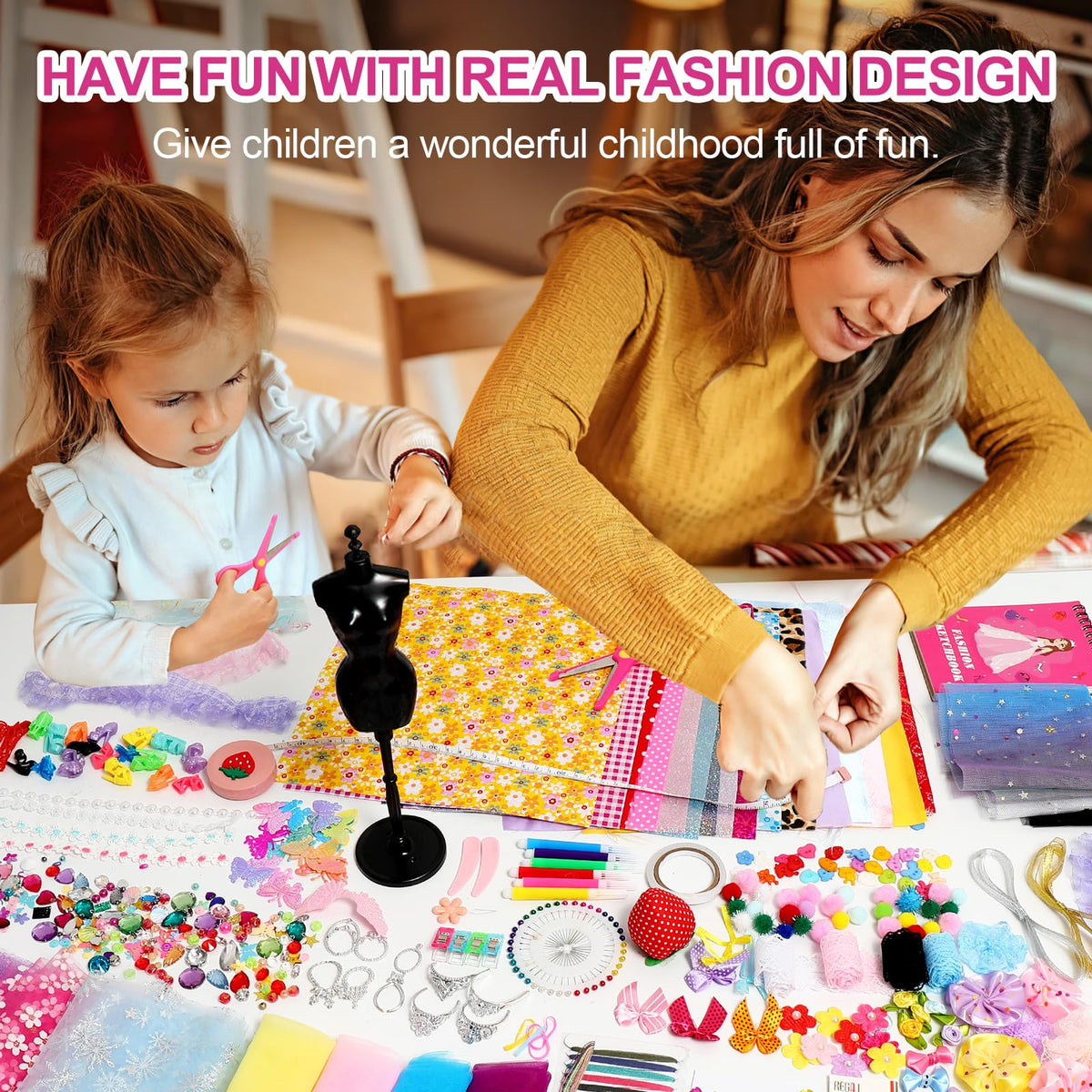 Fashion Design Kit with Mannequins