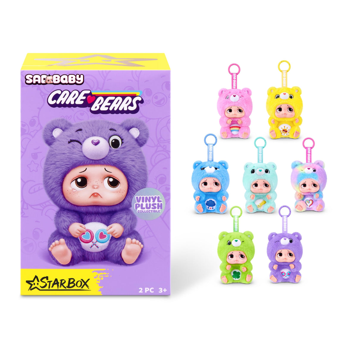 Surprise Bear Plush Keychain