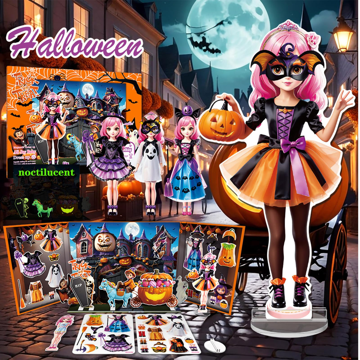 Magnetic Costume Dress-Up Dolls