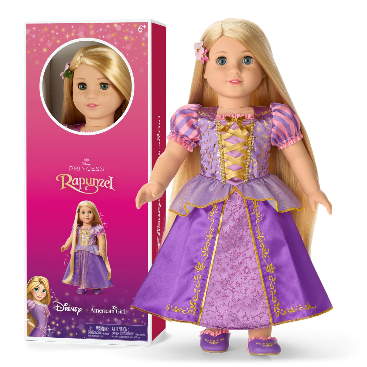 18-Inch Long-Hair Princess Doll